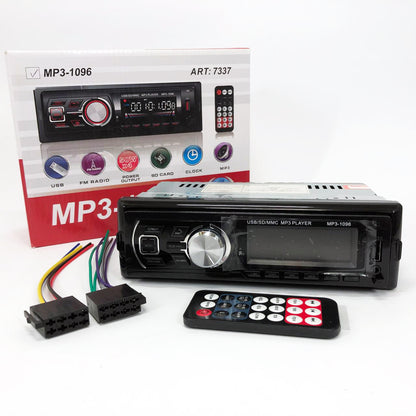 Автомагнитола MP3-1096 BT ISO со съемной панелью 4х50W, Магнитофон для машины авто автомобиля