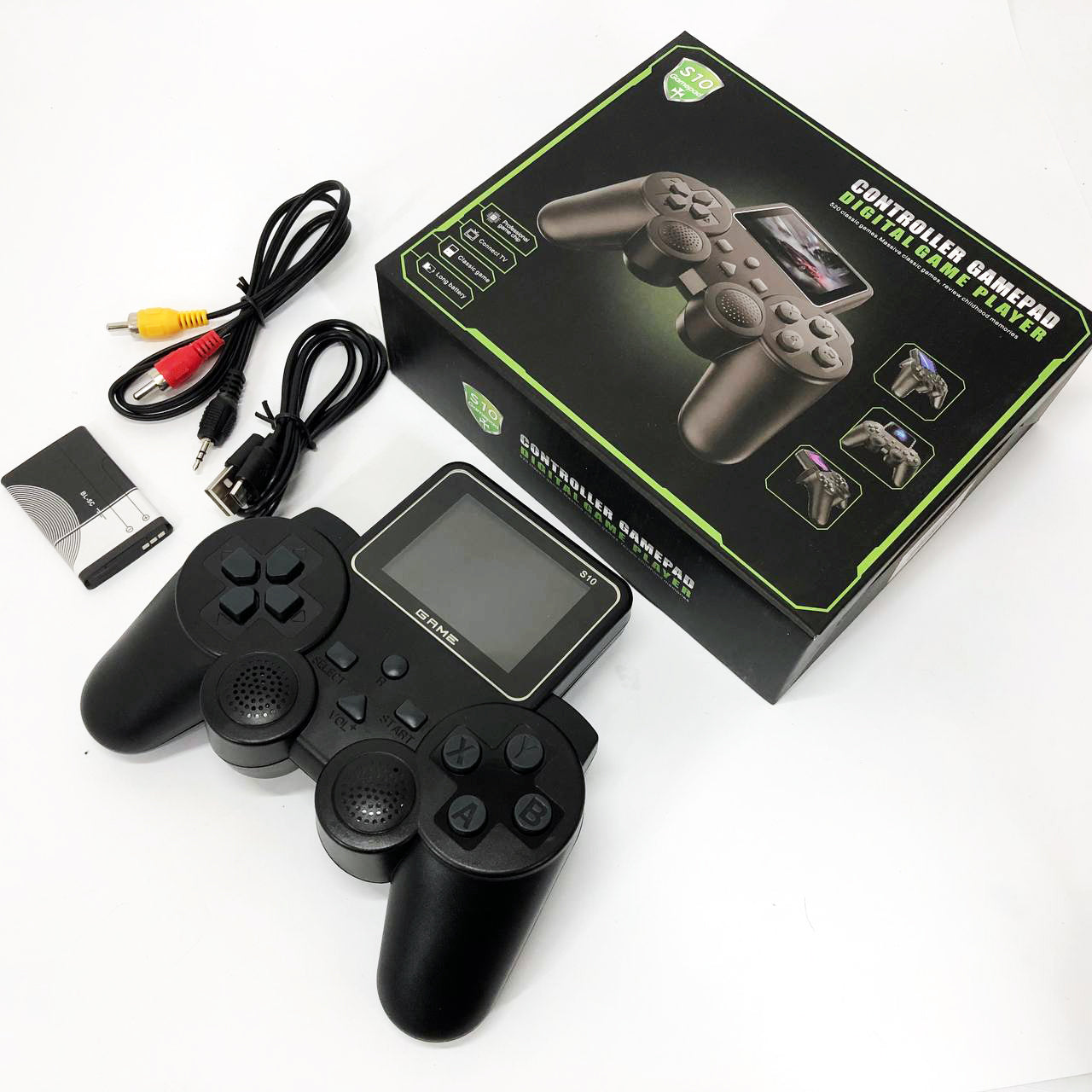 Игровая консоль-джойстик S10 с 2.4 дюймовым LCD экраном, Игровая приставка game, Детская приставка тетрис