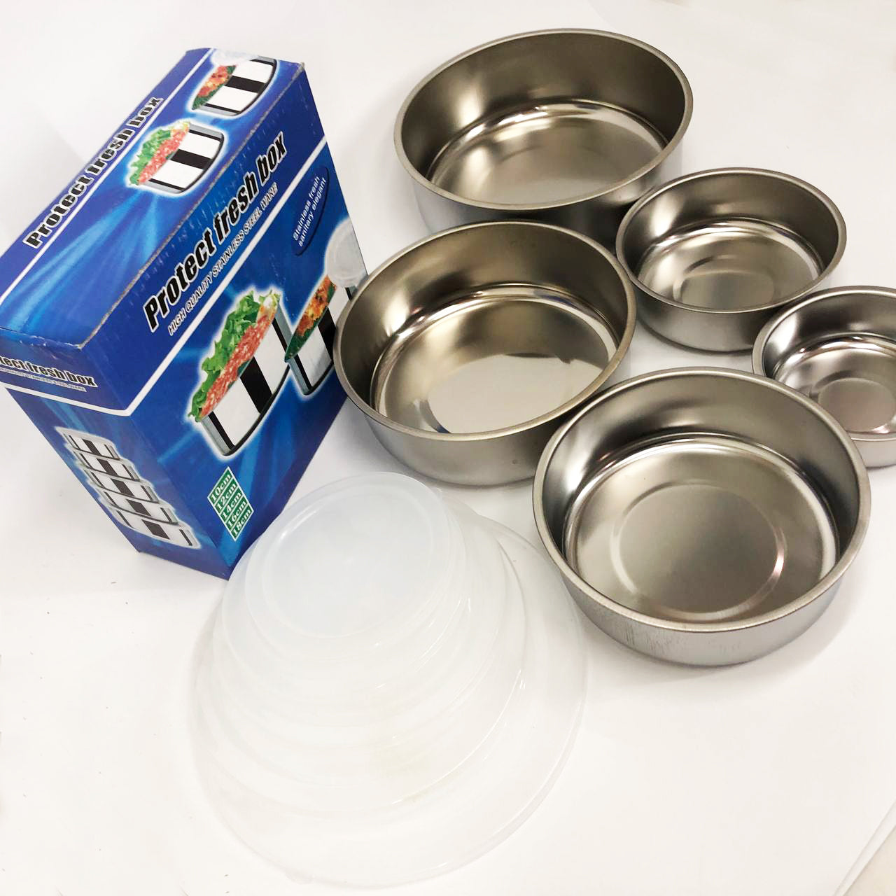 Набор пищевых контейнеров Unique UN-1515 5 шт из нержавеющей стали