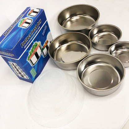 Набор пищевых контейнеров Unique UN-1515 5 шт из нержавеющей стали