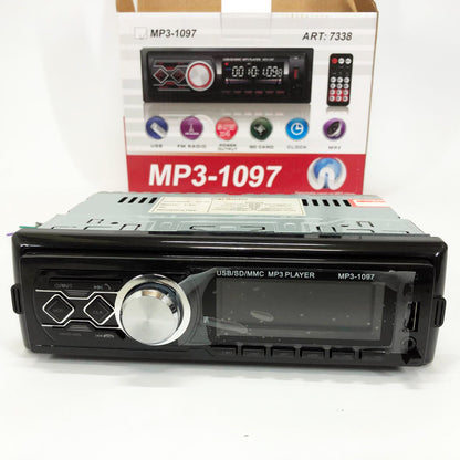 Автомагнитола MP3-1097 BT ISO со съемной панелью, Автомагнитола магнитола в авто с Usb сенсорная