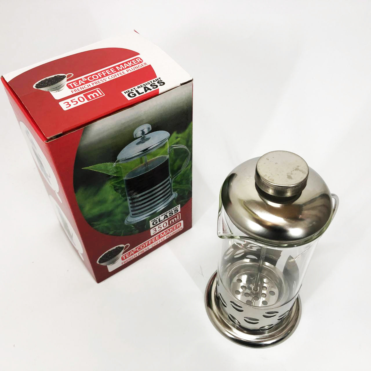 Заварник френч-пресс Unique UN-1151 0.35 л, Колба Френч для чая, Френч-пресс для крепкого кофе