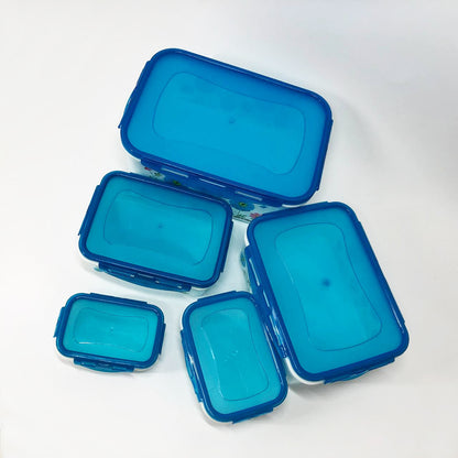 Набор контейнеров UNIQUE UN-1514 5шт. Цвет: голубой