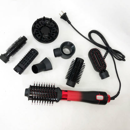 Фен-щітка стайлер VGR V-484 4 в 1. Колір: червоний