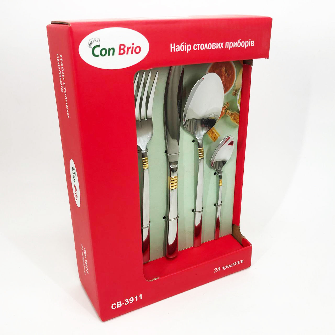 Набір столових приладів 24 предметів Con Brio CB-3912