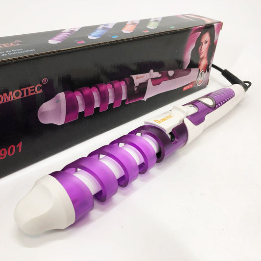 Плойка спиральная для волос Domotec MS 4901 с керамико-турмалиновым покрытием, Стайлер для завивки
