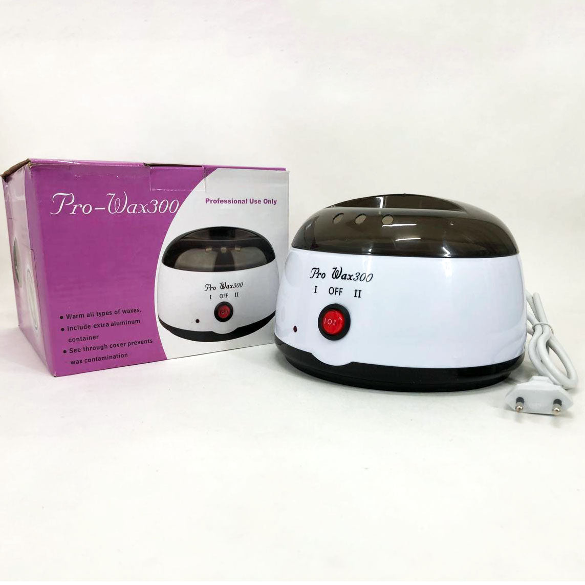 Воскоплав с терморегулятором PRO-WAX 100 для воска в банке, в гранулах, в таблетках 400 мл