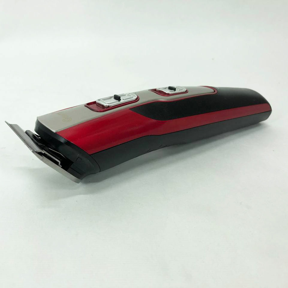 Машинка для стрижки 10в1 GEMEI GM-592, окантовочная машинка, подстригательная машинка. Цвет: красный