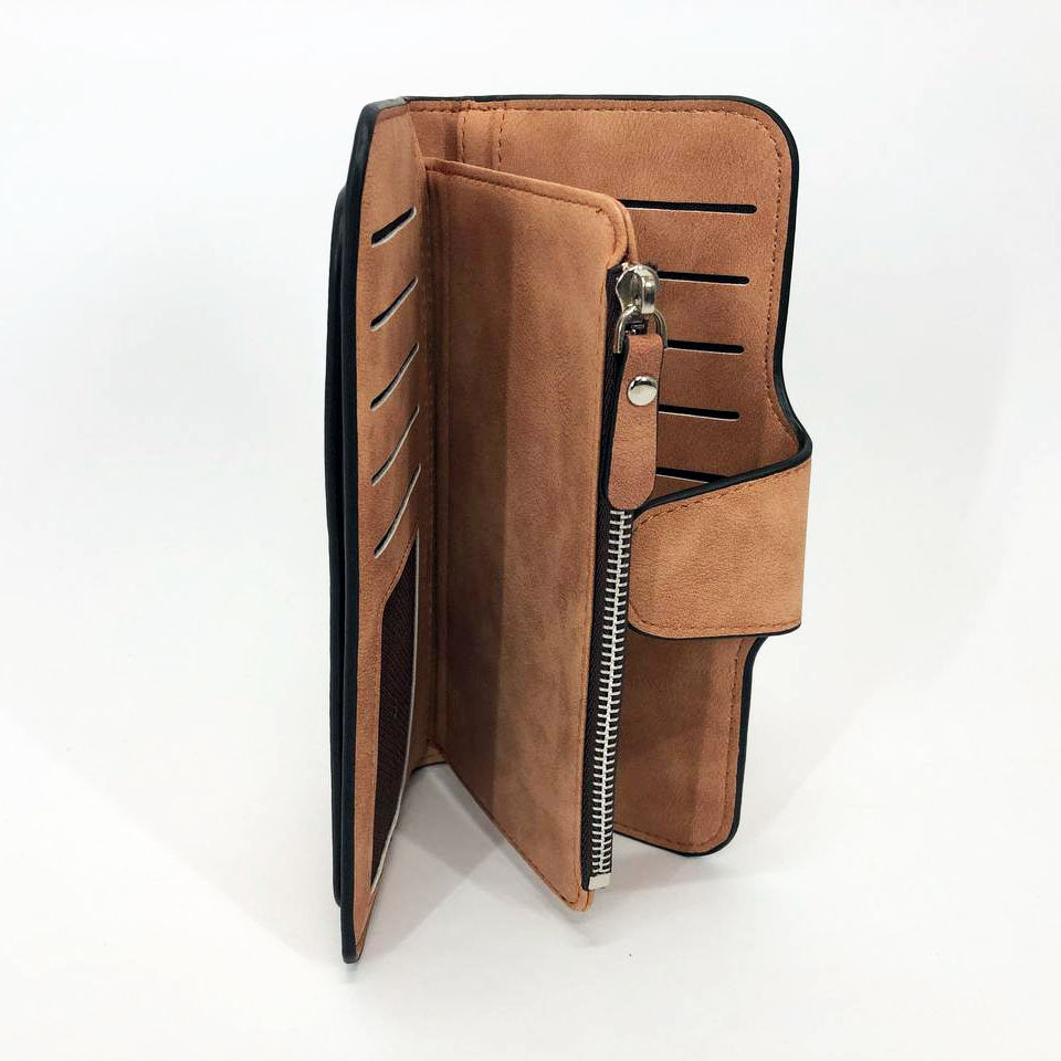 Женский кошелек клатч портмоне Baellerry Forever N2345, Компактный кошелек девочке. Цвет: коричневый