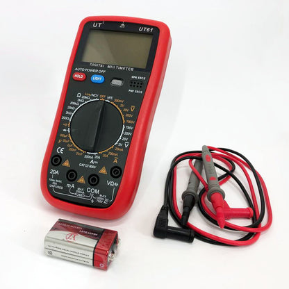 Мультиметр цифровой Digital UT 61 профессиональный тестер вольтметр, качественный мультиметр, цифровой