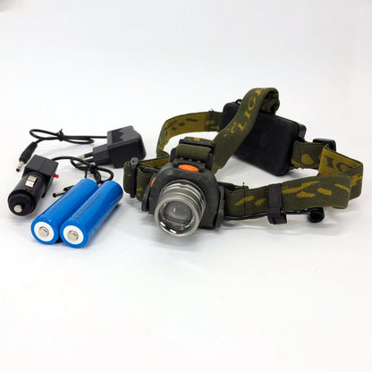 Налобный фонарь тактический Bailong BL-1505 \ 602B SENSOR с датчиком движения, Фонарик налобный led