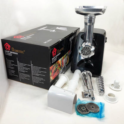 Электрическая мясорубка соковыжималка DOMOTEC MS-2023 2800 Вт, томаты с насадками, мясорубка для мяса