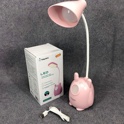 Настольная лампа TaigeXin LED TGX 792, светодиодная настольная, удобная настольная лампа. Цвет: розовый