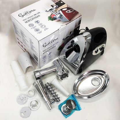 Электромясорубка Suntera SMG-5420B 1800 Вт, электромясорубка соковыжималка для томатов, мясорубка для дома