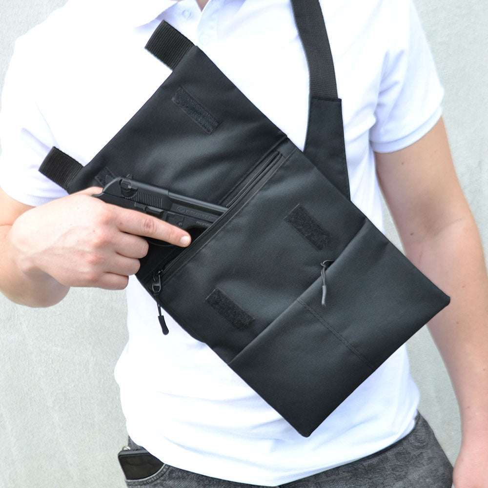 Набор: Сумка с кобурой + фонарь тактический POLICE BL-X71-P50