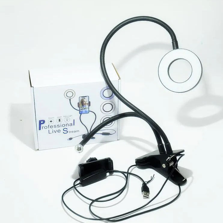 Набор блогера Professional Live Stream, светодиодная кольцевая лампа для селфи, Led лампа кольцевая