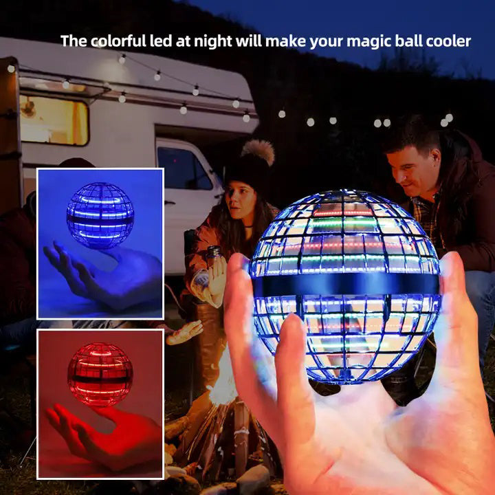 Летающий шар со светом, Летающий спиннер шар flying spinner, Летающий спиннер шар