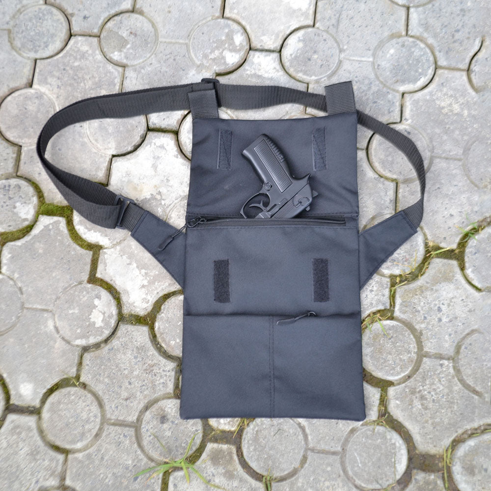 Мужская сумка из натуральной кожи, тактическая сумка - мессенджер черная, тактическая сумка на грудь