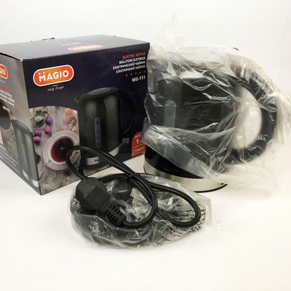 Электрочайник Magio MG-111 1 л, маленький электрочайник, хороший электрический чайник, бесшумный чайник