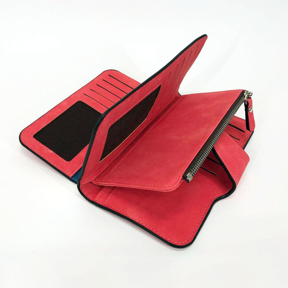 Женский кошелек клатч портмоне Baellerry Forever N2345, Компактный кошелек девочке. Цвет: красный