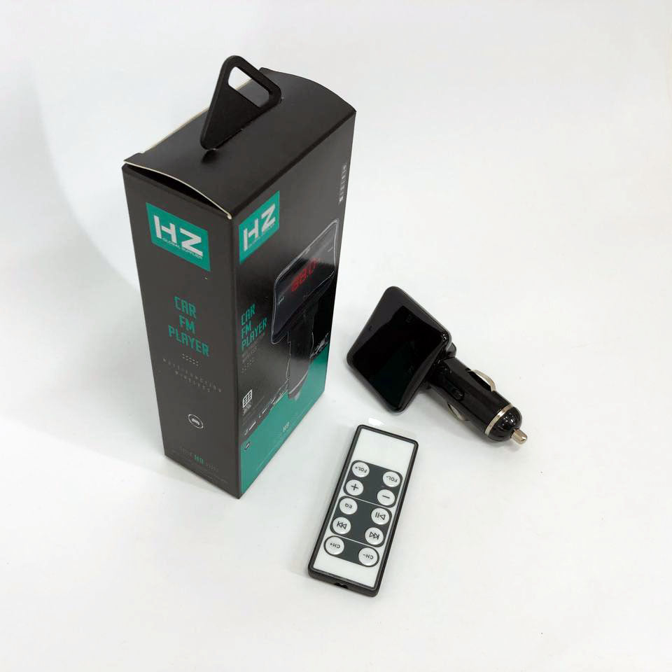 Трансмиттер FM-модулятор HZ H9, Фм модулятор блютуз в машину, Автомобильный плеер