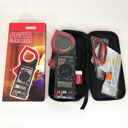 Цифровой Мультиметр DT 266C DIGITAL Токовые клещи мультитестер тестер, Тестер для электрика