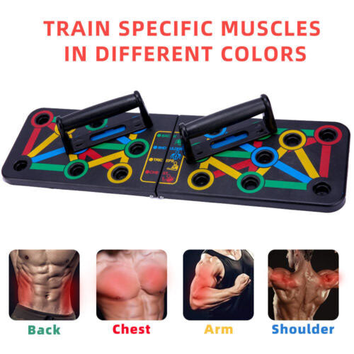 Тренажер для отжиманий Foldable Push Up, портативный тренажер для отжиманий, платформа для отжимания