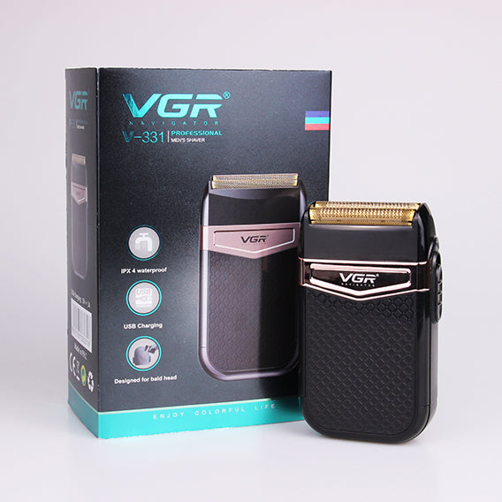 Электробритва VGR V-331, шейвер бритва триммер для стрижки усов и бороды профессиональная мужская бритва