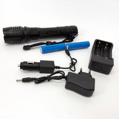 Ручний акумуляторний ліхтар Bailong BL-P08-P50, потужний ручний ліхтарик, ручний ліхтарик led