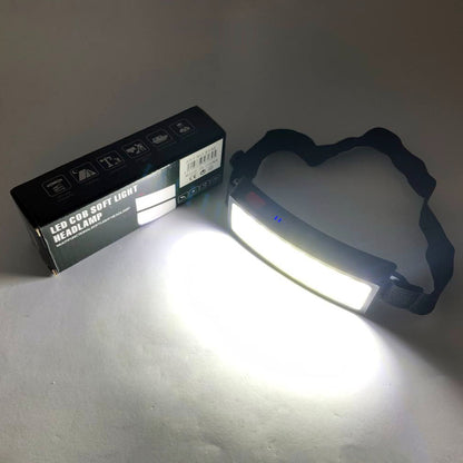 Налобный фонарик яркий рассеивающий для СТО Bailong BL-F007-COB, 3 режима, водостойкий, зарядка от USB