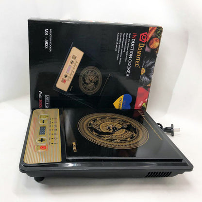 Настольная плита Domotec MS-5833 Однокомфортная Индукционная, электроплита 2000 вт, плита домашняя