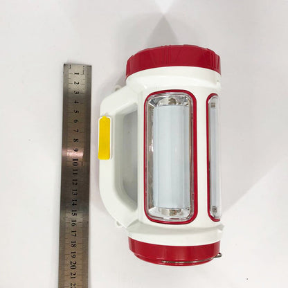 Фонарь кемпинговый с солнечной панелью 5158-LED-COB power bank, кемпинговый фонарь-лампа. Цвет: красный