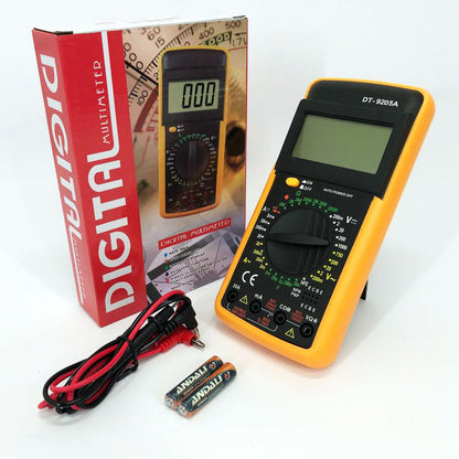 Мультиметр цифровой тестер Digital Multimeter DT9205A со звуком, для автомобиля, хороший мультиметр