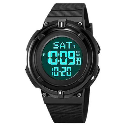 Часы наручные мужские SKMEI 2010BKWT BLACK-WHITE, часы армейские скмей, часы спортивные. Цвет: черный