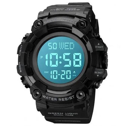 Годинник наручний чоловічий SKMEI 1968BKBK BLACK-BLACK, водостійкий тактичний годинник. Колір: чорний