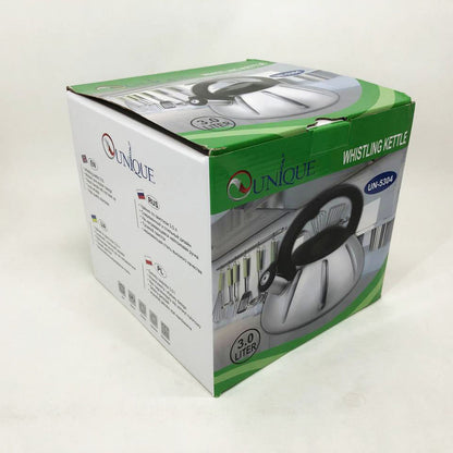 Чайник Unique UN-5304 со свистком 3 Л, чайник для газовой плитки, металлический чайник, чайники для плит