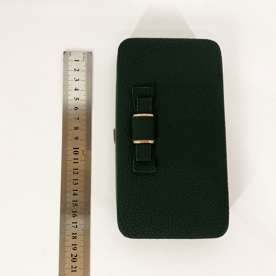 Кошелек Baellerry Pidanlu N1330, практичный маленький женский кошелек. Цвет: зеленый