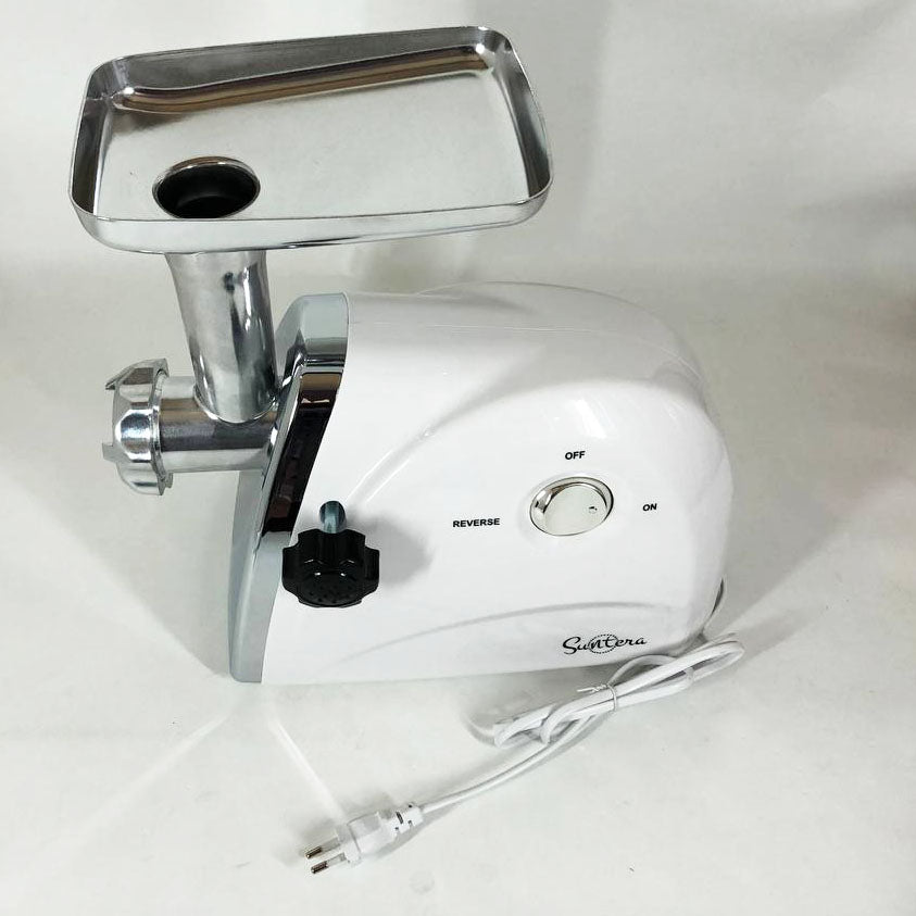 Мясорубка Suntera SMG-5418W, электромясорубка для дома, мясорубка с металлическим редуктором