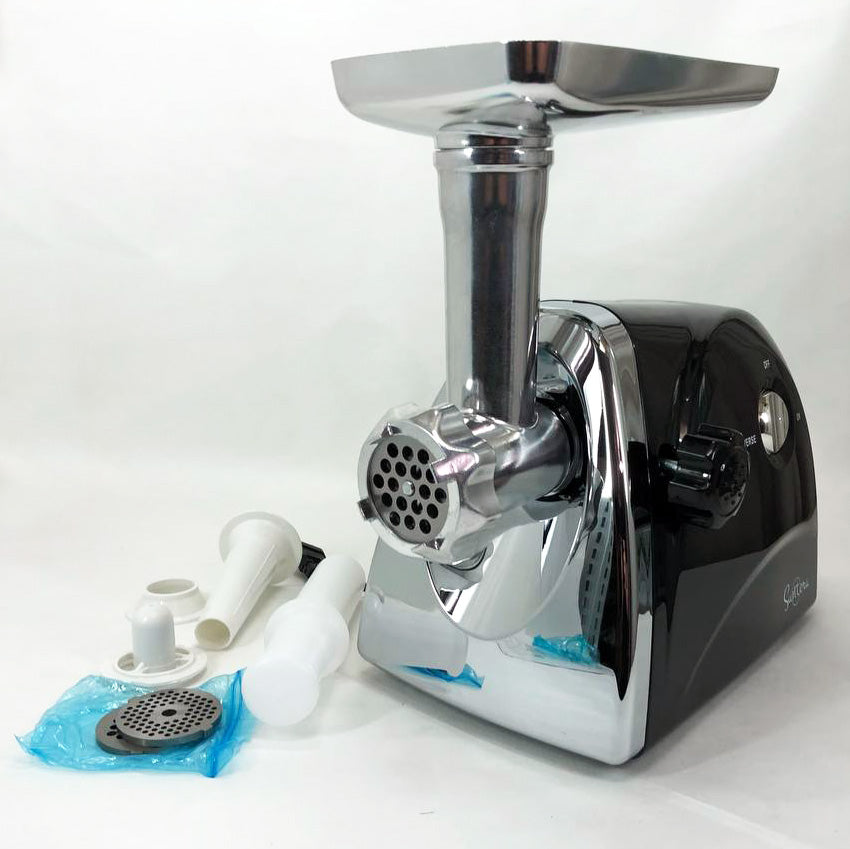 Мясорубка Suntera SMG-5418B 1800 Вт, электромясорубка для шинковки, мясорубка электрическая металл