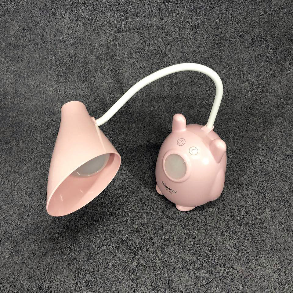 Настольная лампа TaigeXin LED TGX 792, светодиодная настольная, удобная настольная лампа. Цвет: розовый