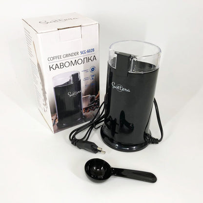 Кофемолка электрическая Suntera SCG-602, кофемолка электрическая домашняя, измельчитель кофейных зерен