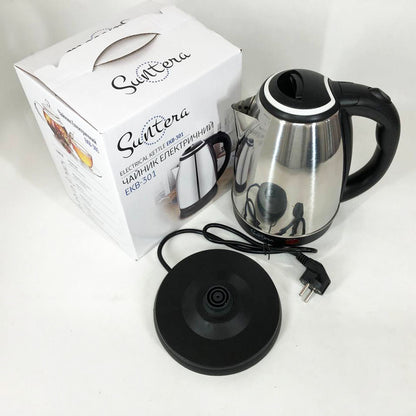 Электрочайник Suntera EKB-301 1500 Вт, хороший электрический чайник, электронный чайник, чайник дисковый