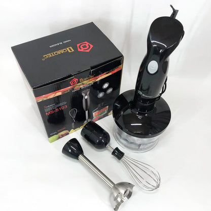 Блендер DOMOTEC MS-5103 3в1 погружной, 500 Вт, ручной погружной блендер, электрический блендер