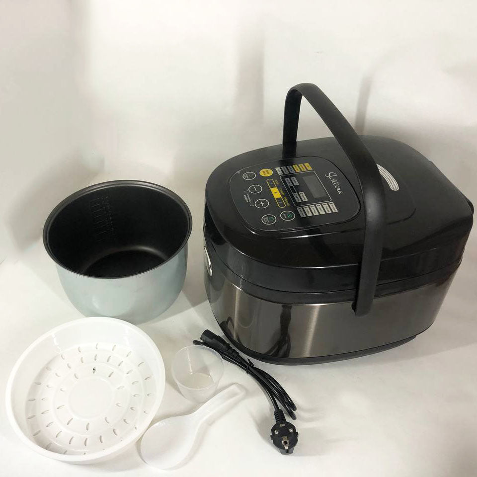 Мультиварка 5 л Suntera AS-1015, электронные мультиварки рисоварки, антипригарные мультиварки рисоварки