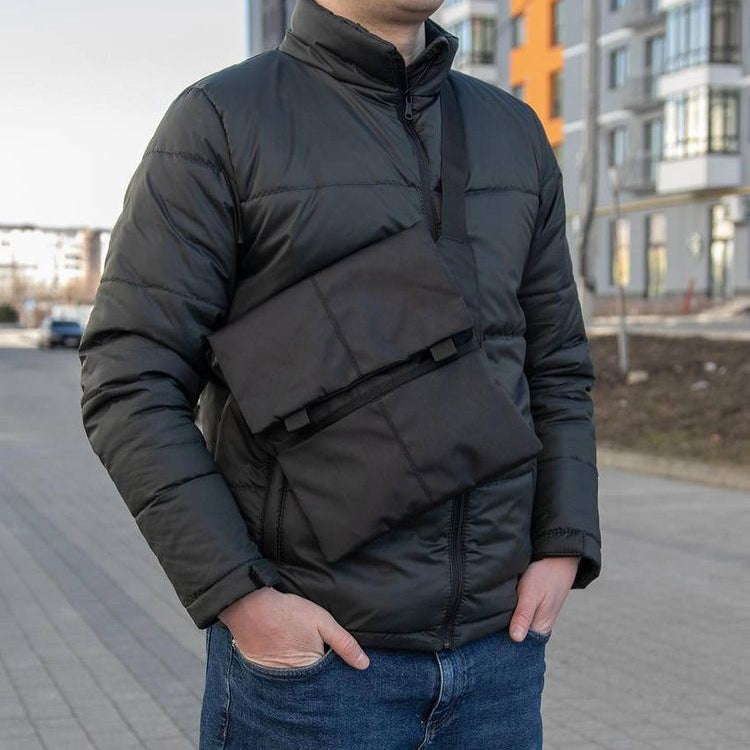 Набор: Сумка с кобурой + фонарь тактический POLICE BL-X71-P50