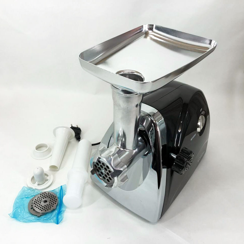 Мясорубка Suntera SMG-5418B 1800 Вт, электромясорубка для шинковки, мясорубка электрическая металл