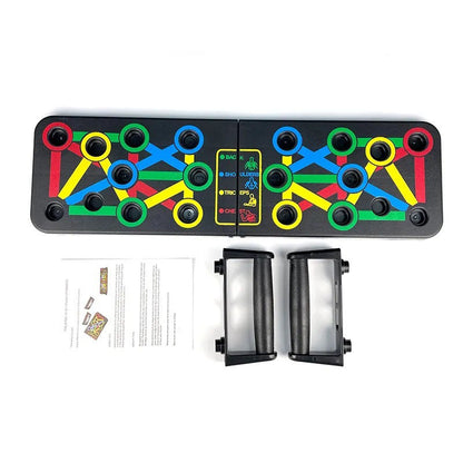 Доска для отжиманий power push, Тренажер для разных групп мышц, Опоры для отжимания