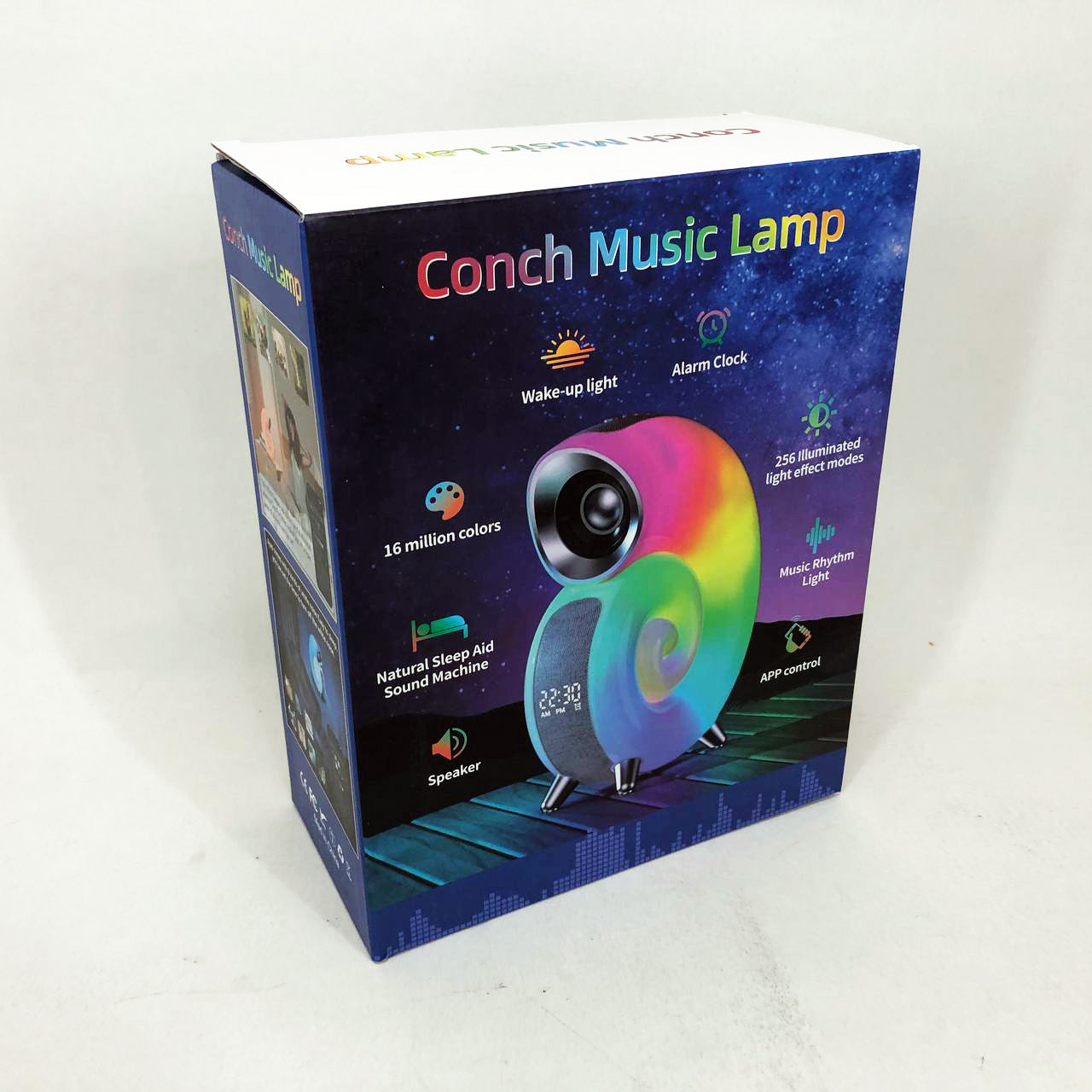 Ночник INSPIRE N70 APP 6W 2000 mAh, зарядное устройство с подсветкой и встроенным динамиком