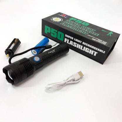 Фонарик ручной Bailong X-Balog BL-B99-P50, фонарь ручной тактический, водонепроницаемый фонарь