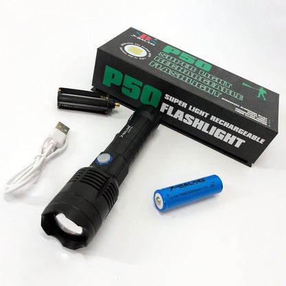 Фонарик ручной Bailong X-Balog BL-B99-P50, фонарь ручной тактический, водонепроницаемый фонарь